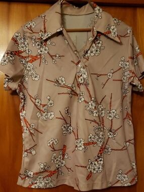 Vintage Late 60s Chinoiserie Shirt